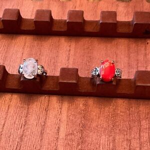 Set of 2 Unique Rings size 6, BN